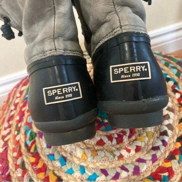 Sperry grey leather duck  boots - Picture 6 of 7